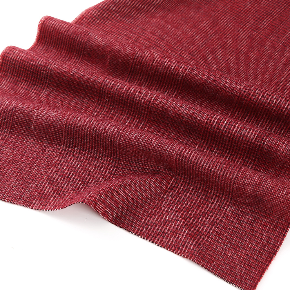 Versatile Winter Scarf For Men Stylish Plaid Tassel Design_voghion.com