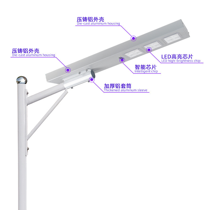 【非洲基建指定款】新农村市政路灯5-6米道路照明 一体太阳能路灯|undefined