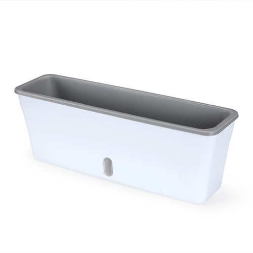 [Silver Dragon Exclusive] Self-watering Plastic Plant Pot Manufacturer Wholesale Rectangular Long Rectangular Water Storage Lazy Pot