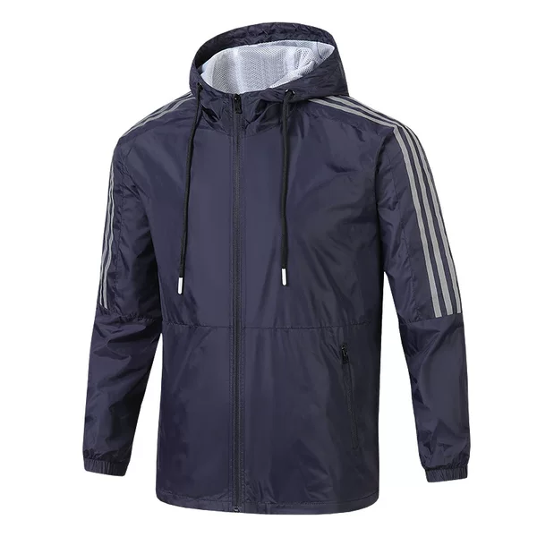 Casual Jacket Men's Spring & Fall 2025 New Single-Layer Thin Top Outdoor Jacket Running Sports Windbreaker Short Style