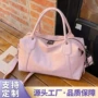新款质感大容量手提波士顿包