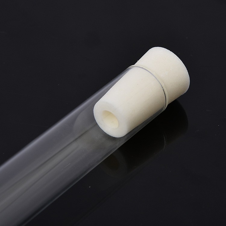 玻璃试管菌种玻璃试管菌种试管带纱芯塞配带硅胶塞