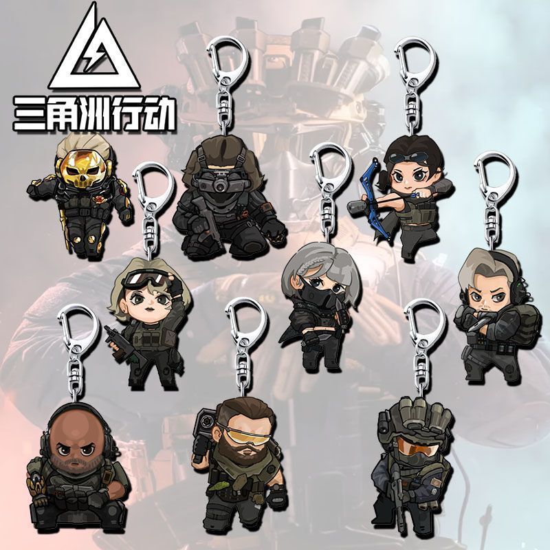 Delta Force Game Peripheral Operator Series Super High Return Rate Keychain Pendant Gift for Friends