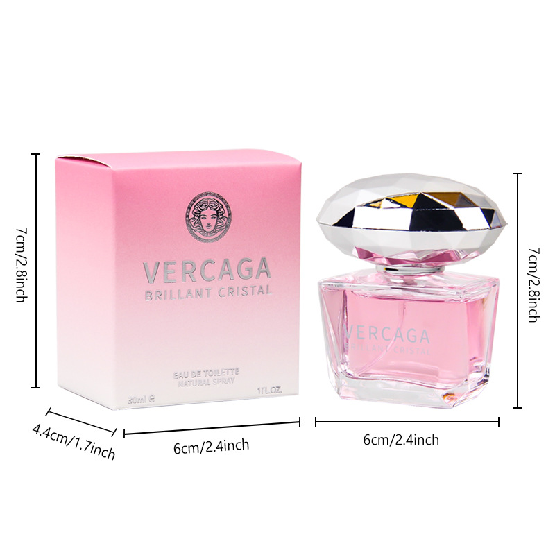 Qadın üçün 30 ml çəhrayı ətir, uzunmüddətli ətir