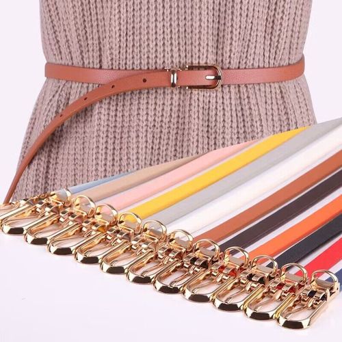 Women's new small waistband denim jeans, spring and summer versatile Korean style decorative dress