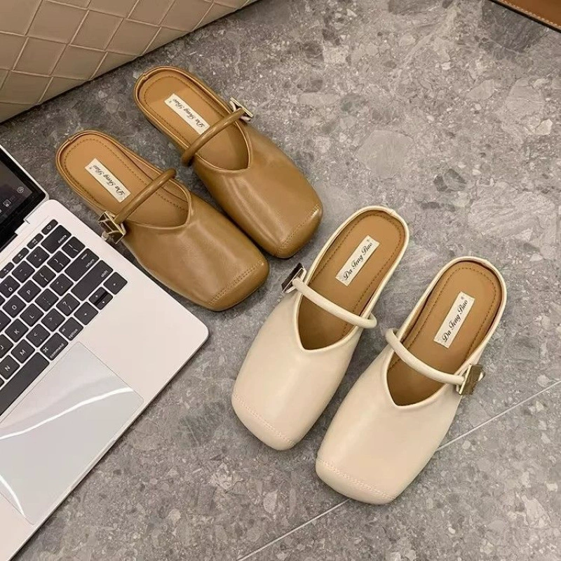 [Hot-selling store] Обувь для дома с мягкой подошвой на носке для женщин, лето, бесшумная, нескользящая, без запаха, двухсторонняя носка