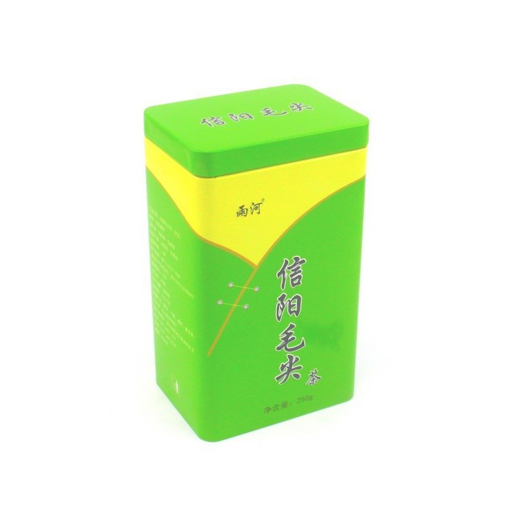 长方形茶叶铁罐  信阳毛尖铁盒 茶叶铁盒生产厂家
