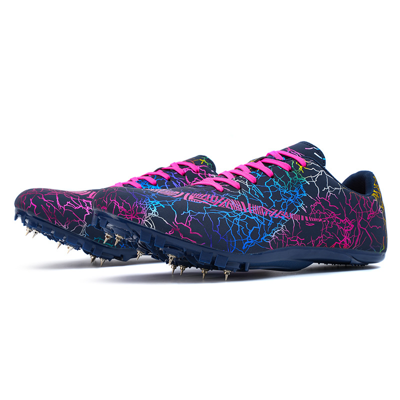Nuevos zapatos de pista y campo entrenamiento zapatos para correr de malla transpirable jóvenes pista y campo zapatos entrenamiento estudiante deportes uñas