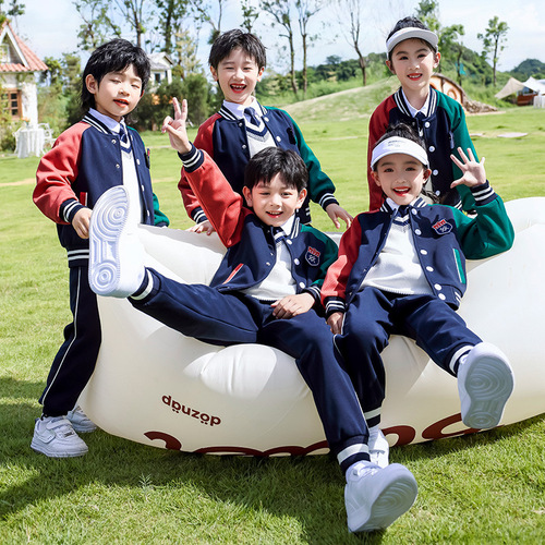 幼儿园园服春秋装英伦儿童秋季运动会开幕式班服三件套小学生校服