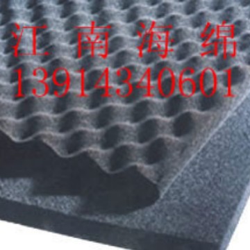 自主发泡专业生产供应波浪隔音海绵 直播间隔音棉 黑白吸音绵