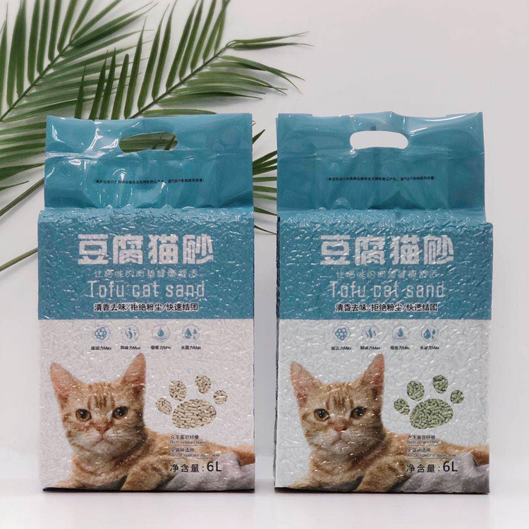 Tofu Cat Litter, Deodorizing, Low Dust, Original Flavor, Green Tea, Peach, Activated Carbon, Direct from Manufacturer, Dropshipping Available, Can Be Flushed down the Toilet