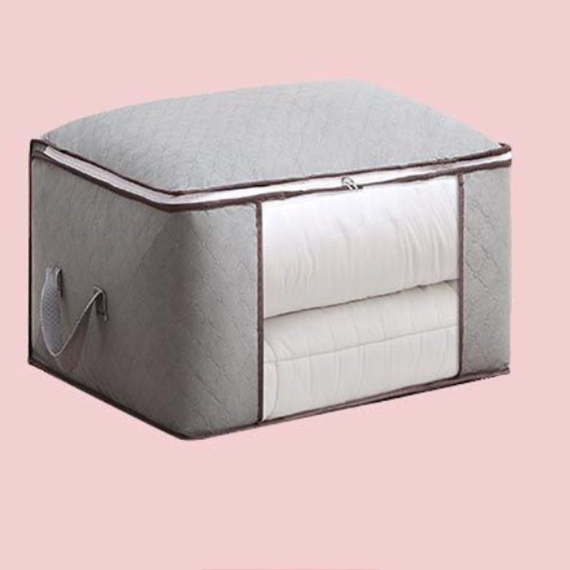 Bolsa de almacenamiento de edredón debajo de la cama armario ropa acabado bolsa plegable móvil caja de almacenamiento de edredón