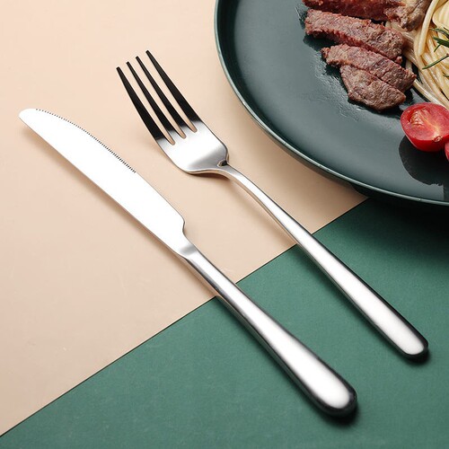 304 stainless steel tableware cross-border western food steak knife and fork set hotel knife and fork stainless steel knife and fork gift box