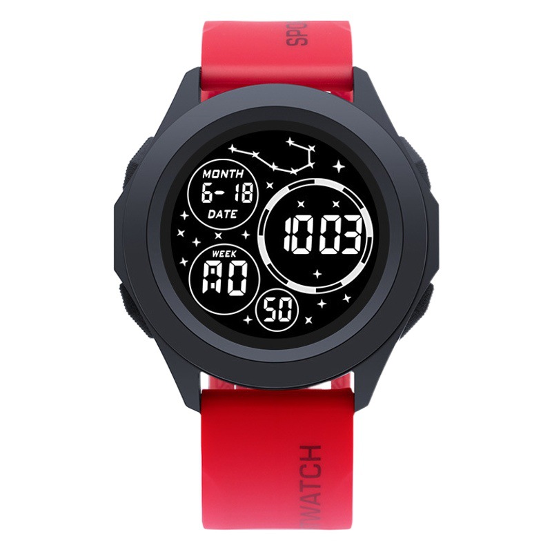 Comercio exterior transfronterizo Venta caliente hombres deportes al aire libre reloj electrónico estudiantes varones adolescentes impermeable LED reloj digital