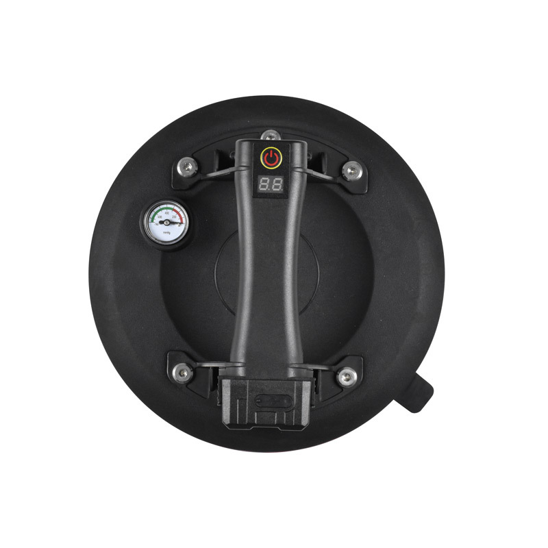 Bomba de aire de vacío eléctrica de 9 pulgadas con manómetro ventosa grande llenado automático de aire herramienta de manejo de vidrio suministro directo de fábrica