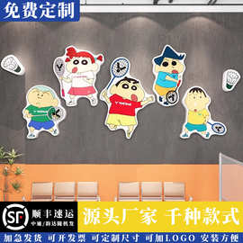 羽毛球馆墙面装饰画背景墙活运动室训练文化海报布置培训机构创意