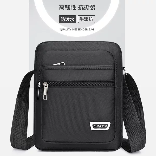 Men's Shoulder Bag Casual Crossbody Bag Fashionable Men's Bag Trendy Men's Vertical Sports Small Satchel Travel Small Backpack