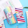 Japanese rainbow pencil case for elementary school students, fresh storage bag, shoulder bag, unicorn