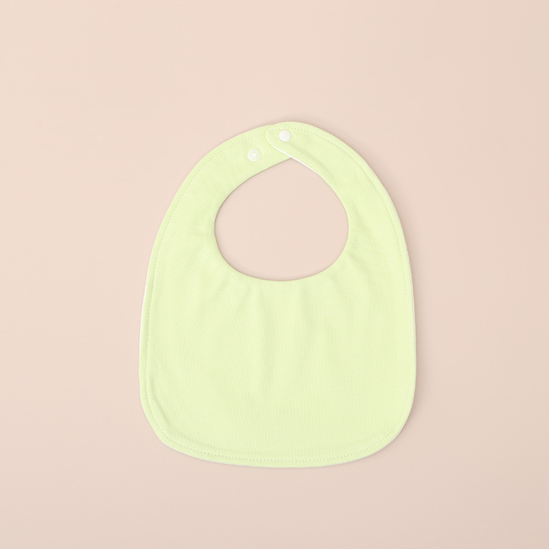 Baby transfronterizo toalla de saliva de algodón en forma de U, bufón impermeable para recién nacidos, bufón de leche anti-vomitación para niños y niñas