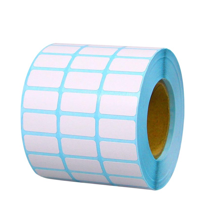 En stock Etiqueta de código de barras de doble fila 20*10 tres filas cuatro filas de supermercado Escala electrónica autoadhesiva 3010 autoadhesiva térmica