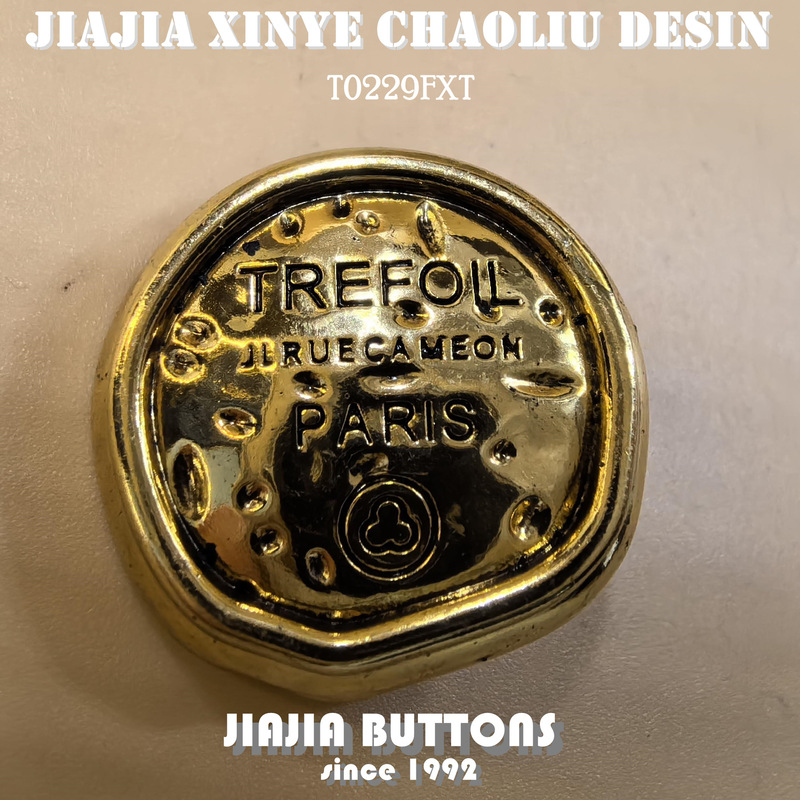 1-4 Alloy Asymmetrical Edge Engraved English Trefou Letters Paris Is Simple, Easy to Matching, Versatile, Fashionable and Good-Looking