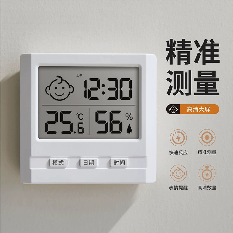Цифровой термометр Rites для дома, в помещении, для детской комнаты, цифровой дисплей, высокоточный измеритель температуры и влажности, измеритель температуры в помещении, сухой влажности