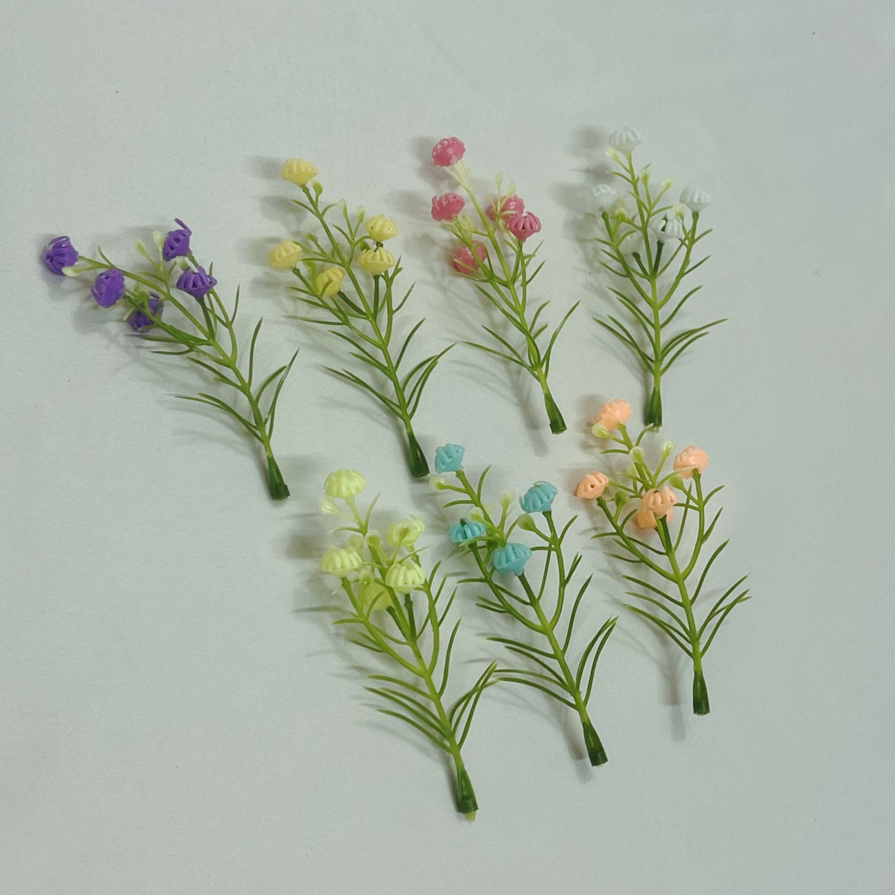 Simulated Flower Gypsophila diy Handmade Garland Material Flower Arrangement Decoration Fake Flower Potted Bonsai Decorative Flower