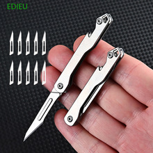 Mini stainless steel Folding Scalpel Medical Folding Knife