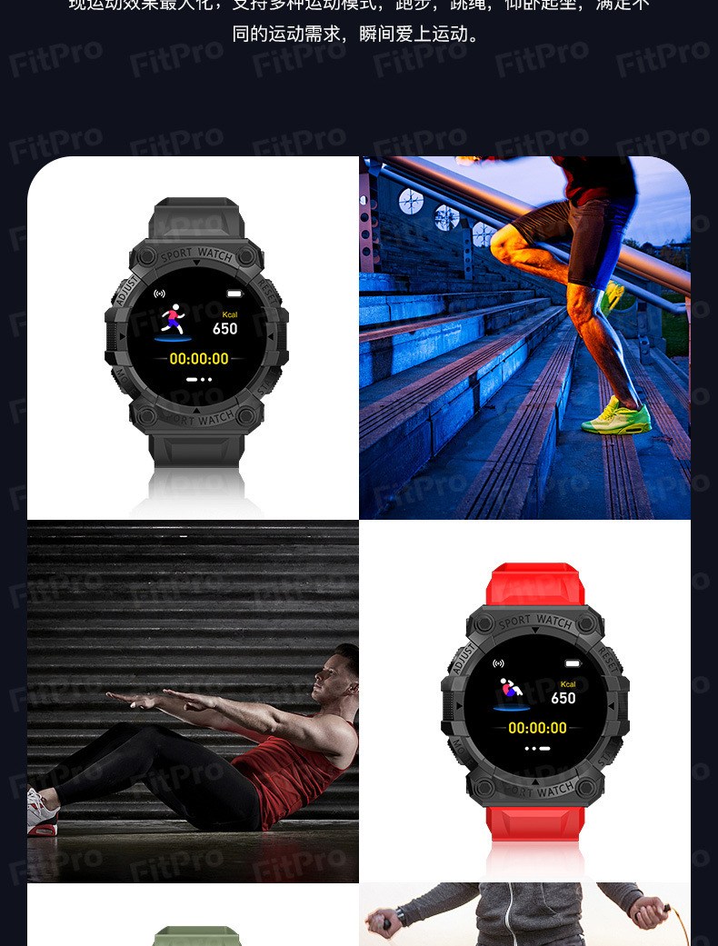 Y56 Smart Bracelet, FD68S smart bracelet, round screen, color screen, heart rate, blood pressure monitor, step music, weather and sports bracelet undefined