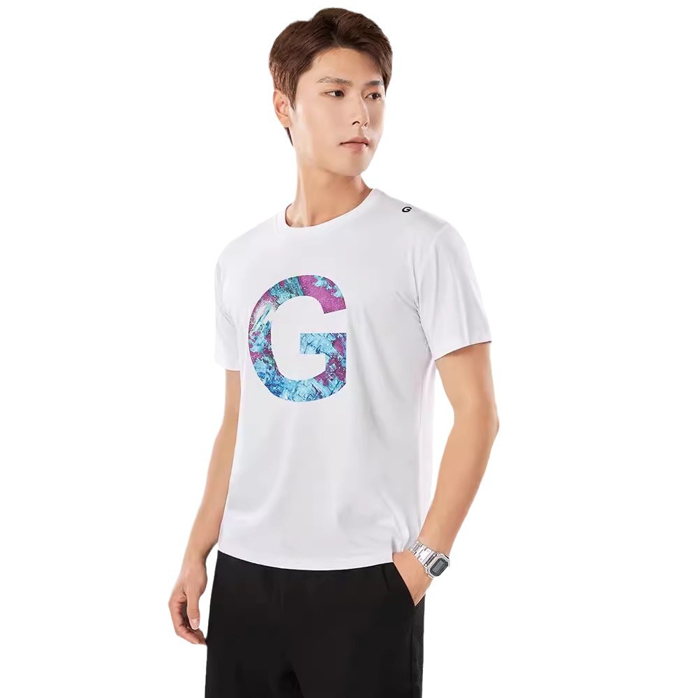 Nueva camiseta sensorial de hielo de manga corta de Solona para hombre, camisa cultural, camisa publicitaria de color sólido, ropa de trabajo suelta de cuello redondo, color sólido