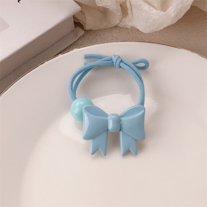 Cuerda para el cabello con lazo de temperamento de alta calidad coreana, cola de caballo, bola baja, cuerda para la cabeza, banda elástica alta, lazo para el cabello, accesorios para el cabello