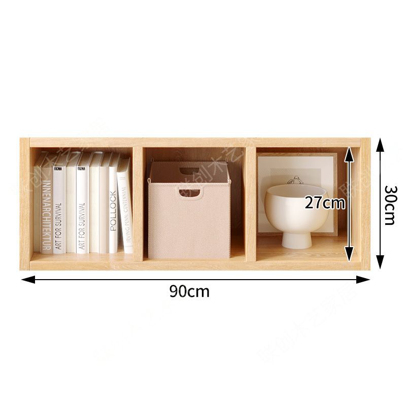 [thickened 1.7cm] solid wood - three compartments