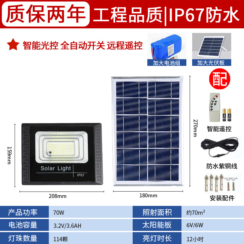 Nueva luz solar para el hogar, luz de jardín al aire libre, luz solar brillante, luz solar, luz exterior impermeable