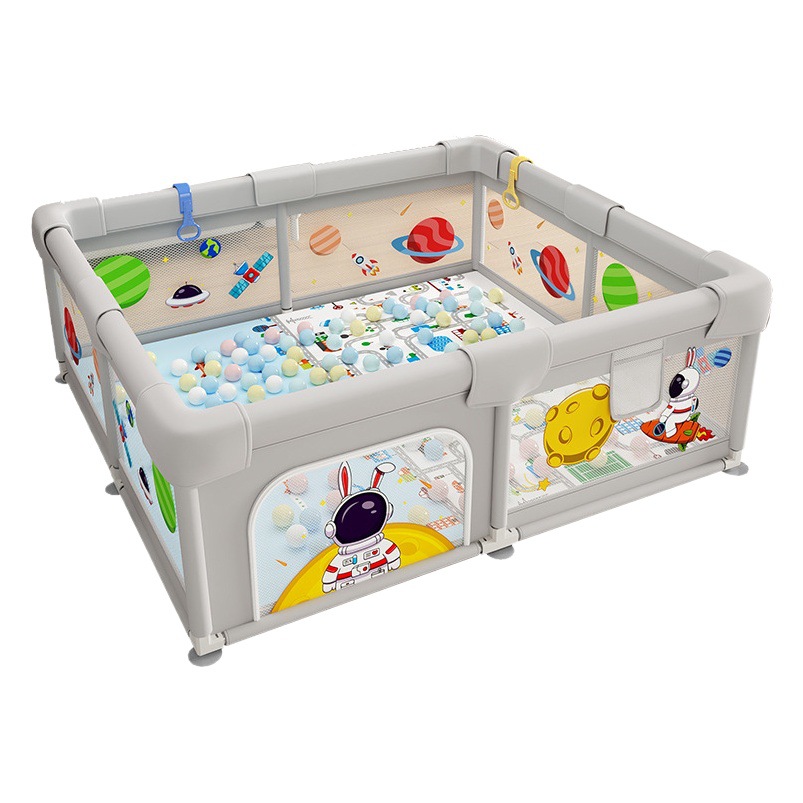 Valla protectora para el suelo bebé y bebé, juegos para el salón, valla interior para juegos infantiles, alfombra para gatear en casa de apartamento pequeño