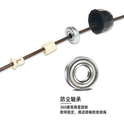 Factory direct supply of weight-bearing double-bearing skipping rope for adults, students and children, high school entrance examination steel wire skipping rope wholesale