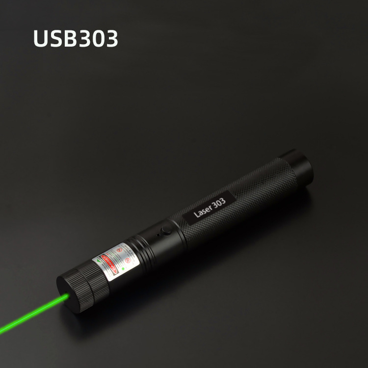 USB303 recargable láser indicador linterna estrellado infrarrojo ventas de luz láser puntero pluma Aurora tiroteo pluma