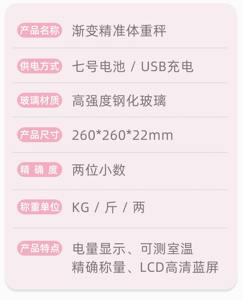 Cross-border Household Electronic Body Scale Health Weight Scale with Custom Branding Logo Support Source Factory Stock Available for Distribution