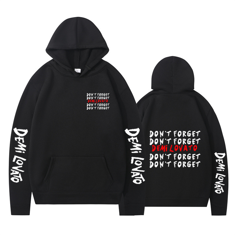 2024 Demi Lovato Creative Hoodies Men Fashion Letter PRI