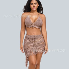 比基尼;沙滩裙;沙滩防晒服