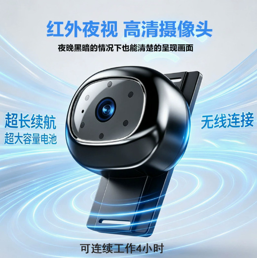 New cross-border car baby monitor with infrared night vision camera and wireless transmission