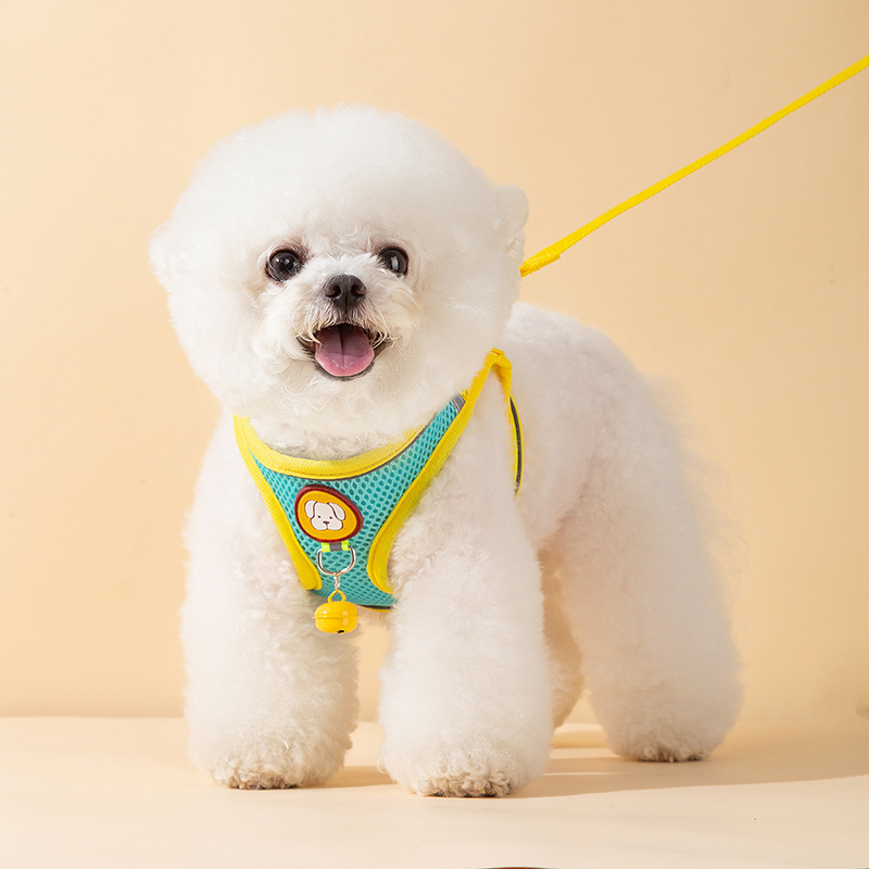Chaleco tipo cuerda de tracción para perros, correa de pecho para cachorros Pomegranati, cadena para perros, cuerda de paseo para perros