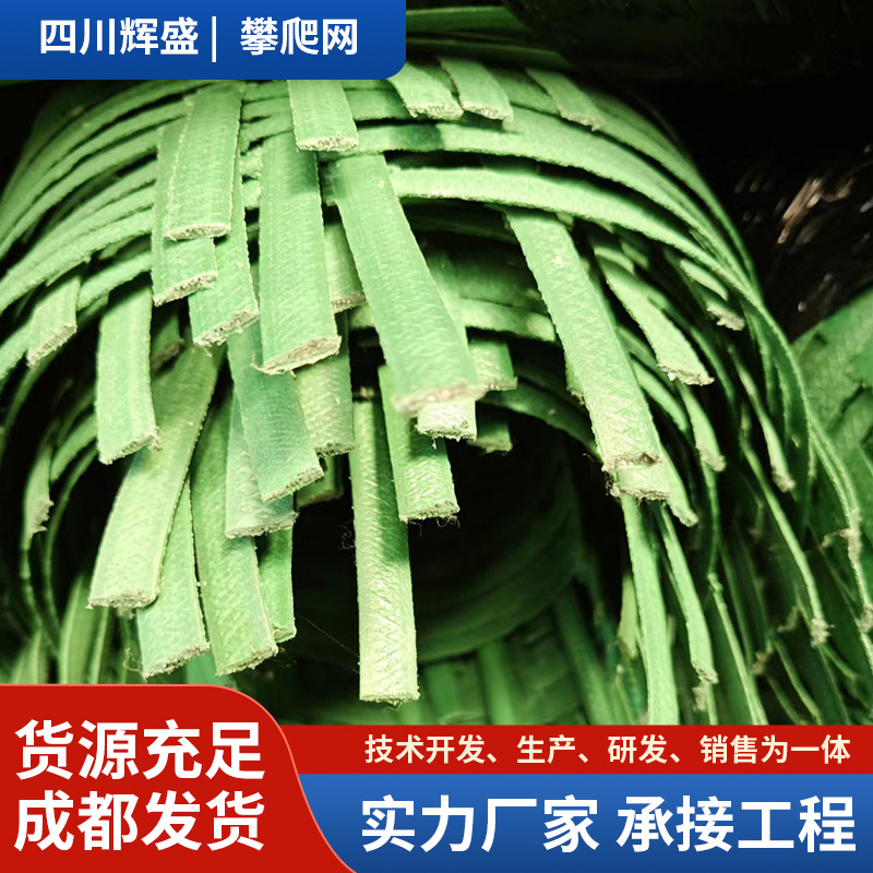 边坡植物攀爬爬藤网钢塑土工格栅护坡多功能园艺工地绿植防护户外