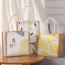 可愛ins便當包手提袋上班裝飯盒袋子大容量日式帶飯午餐袋帆布包