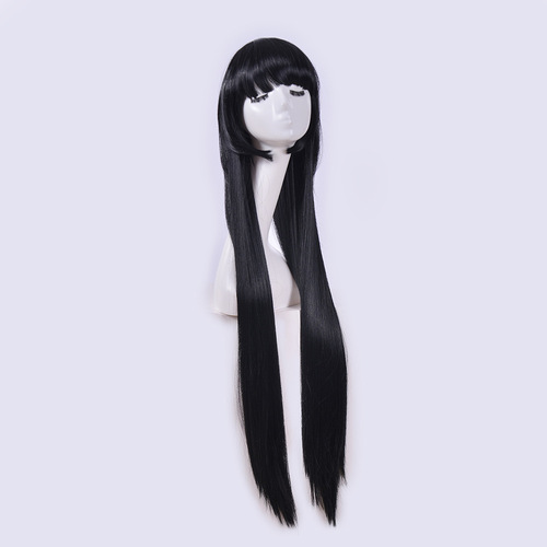 cosplay Ji hair style crazy gambling abyss snake dream child black flat bangs costume cos anime wig wig