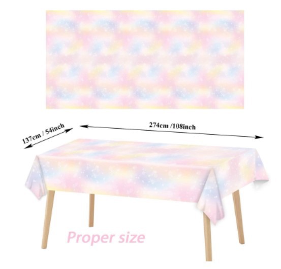 그라데이션 식탁보