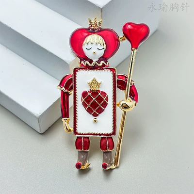 Hot-Selling Retro Alloy Enamel Red and: Yaxa sancaqları