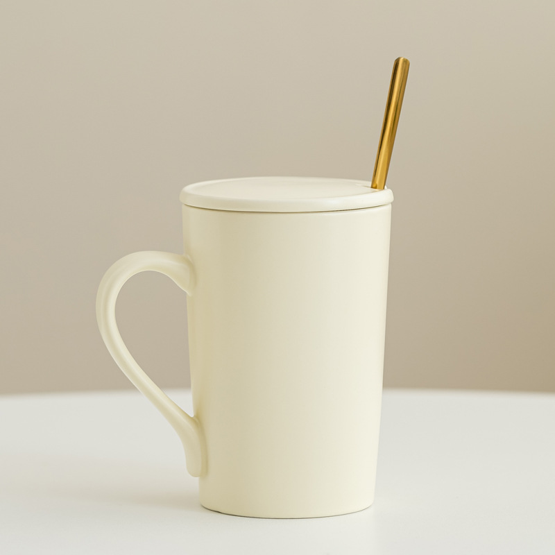 Esmalte mate taza de cerámica taza de macarón taza de agua inswind taza de café minimalista nórdica impresa