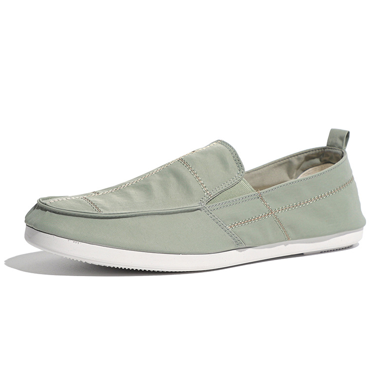 2023 Nuova tela leggera e versatile, traspirante, One Step Push on, scarpe casual in tinta unita, edizione coreana,_voghion.com