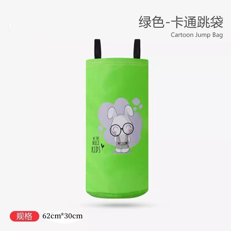 Cartoon green rabbit