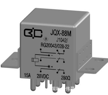 JQX-88M 型小型大功率密封直流电磁继电器
